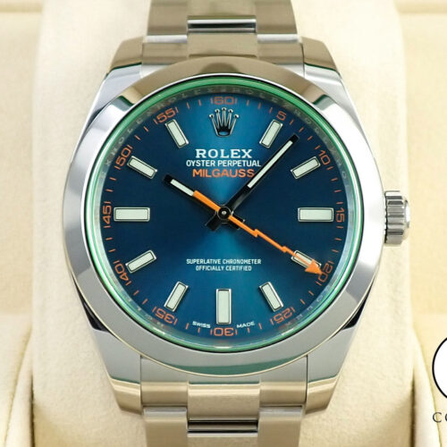 ロレックス ミルガウス Ref.116400GV ステンレススチール Zブルー文字盤 商品画像1
