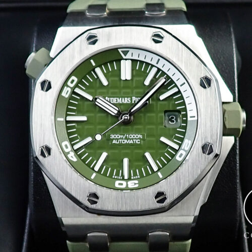 オーデマピゲ ロイヤルオーク オフショア ダイバー Ref.15710ST.OO.A052CA.01 ステンレススチール カーキ文字盤 商品画像1