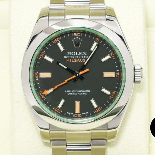 ロレックス ミルガウス Ref.116400GV ステンレススチール ブラック文字盤 中古 w9cn3mnm 商品画像1