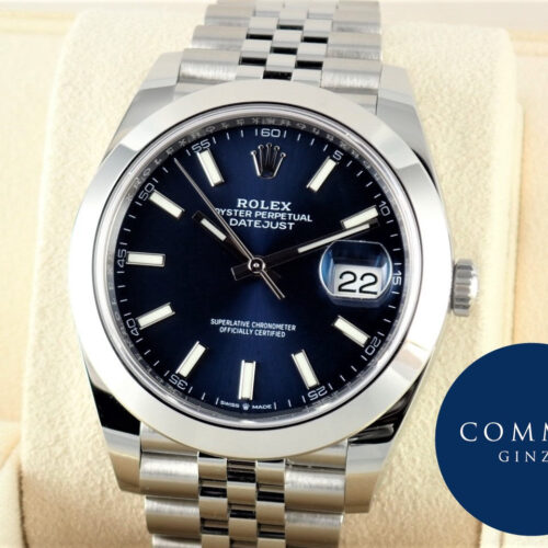 ロレックス デイトジャスト Ref.126300 ブルー文字盤 未使用 datejust-163 ジュビリーブレスレット 商品画像1