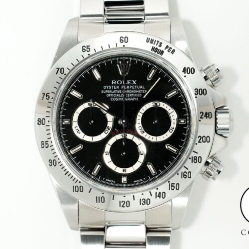 ロレックス デイトナ エルプリメロ Ref.16520 ステンレススチール ブラック文字盤 中古 ftc8eeyy 商品画像1