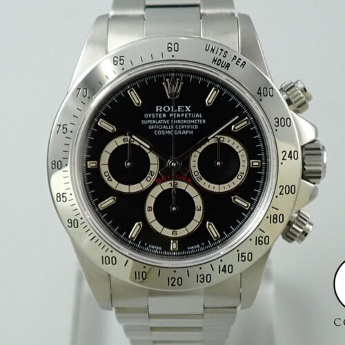 ロレックス デイトナ エルプリメロ Ref.16520 ステンレススチール ブラック文字盤 商品画像1