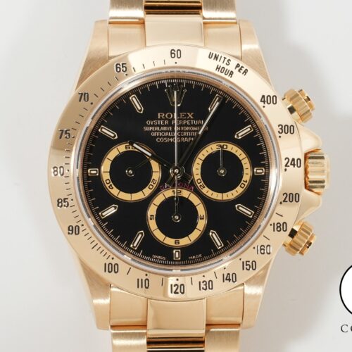 ロレックス デイトナ エルプリメロ Ref.16528 イエローゴールド ブラック文字盤 美品 h657pfp3 商品画像1