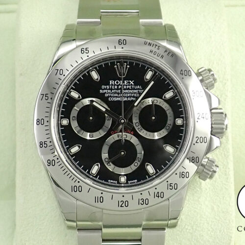 ロレックス デイトナ Ref.116520 ステンレススチール ブラック文字盤 商品画像1