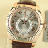 ロレックス スカイドゥエラー Ref.326135 サンダストローマ文字盤 中古 sky-dweller-6 革ベルト 商品画像1