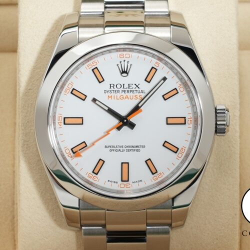 ロレックス ミルガウス Ref.116400 ステンレススチール ホワイト文字盤 商品画像1