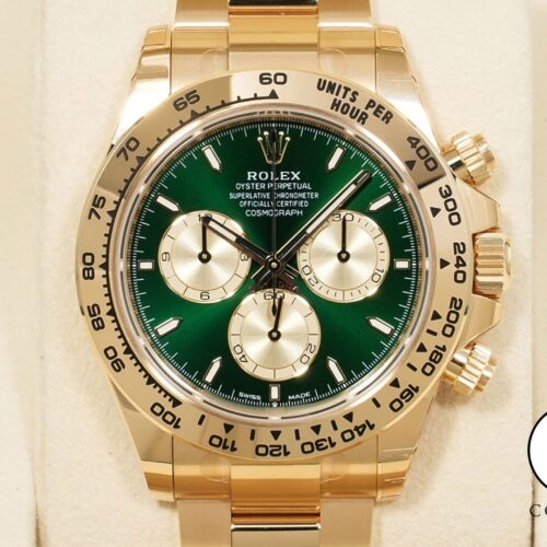 ロレックス デイトナ Ref.126508 イエローゴールド グリーン文字盤 未使用 5y4fwx45 商品画像1