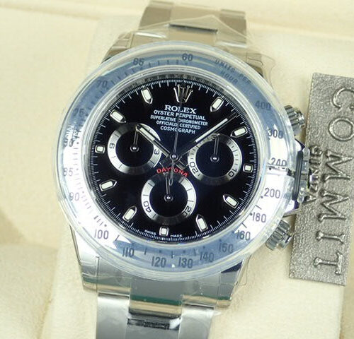 ロレックス デイトナ Ref.116520 ブラック文字盤 未使用 daytona-205 商品画像1