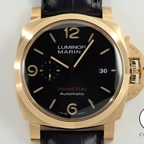 パネライ ルミノール マリーナ Ref.PAM01115 ブラック文字盤 極美品 S531Y5U9 商品画像1