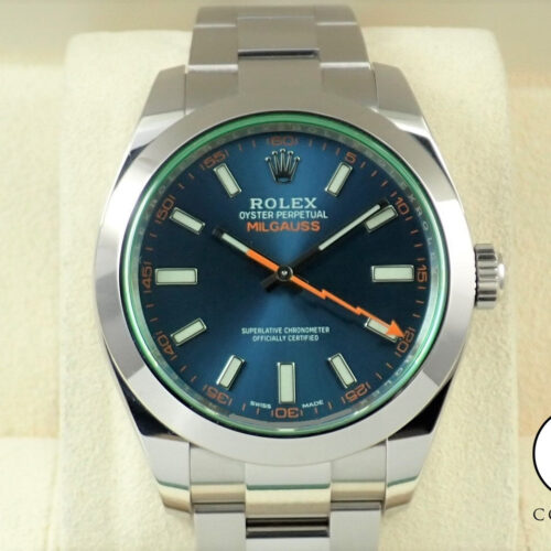 ロレックス ミルガウス Ref.116400GV ステンレススチール Zブルー文字盤 商品画像1