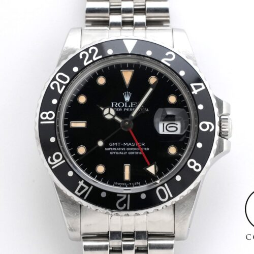 ロレックス GMTマスター Ref.16750 ステンレススチール ブラック文字盤 ジュビリーブレスレット 中古 3o2b43b3 商品画像1