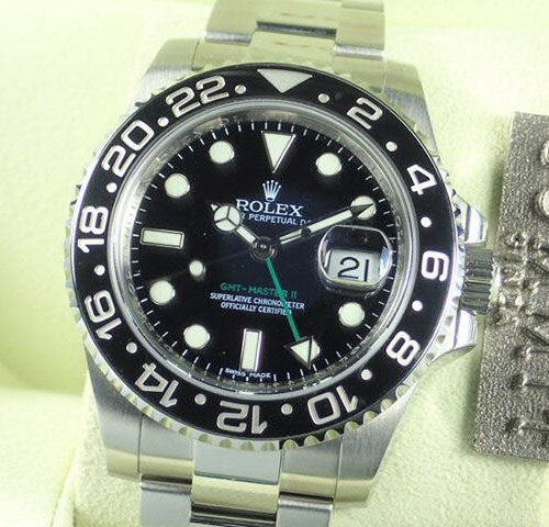 ロレックス GMTマスターII Ref.116710LN ブラック文字盤 美品 gmt-master-105 オイスターブレスレット 商品画像1
