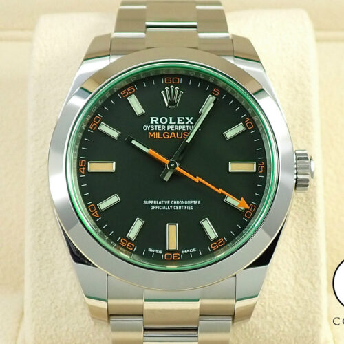 ロレックス ミルガウス Ref.116400GV ステンレススチール ブラック文字盤 商品画像1