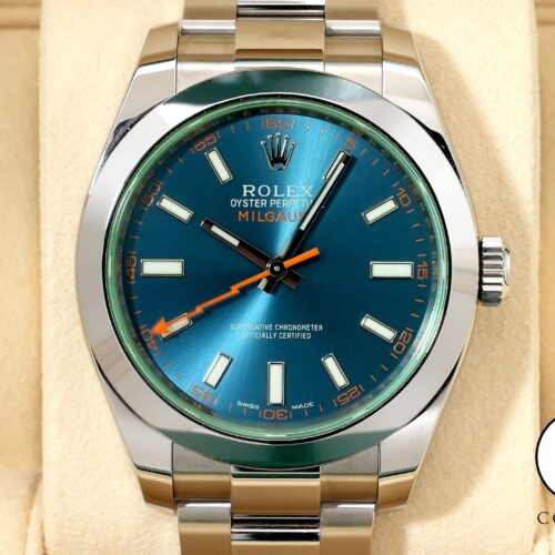 ロレックス ミルガウス Ref.116400GV ステンレススチール Zブルー文字盤 中古 co24yjru 商品画像1