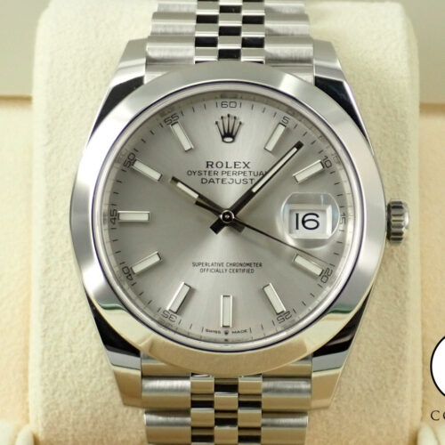 ロレックス デイトジャスト41 Ref.126300 ステンレススチール シルバー文字盤 ジュビリーブレスレット 商品画像1