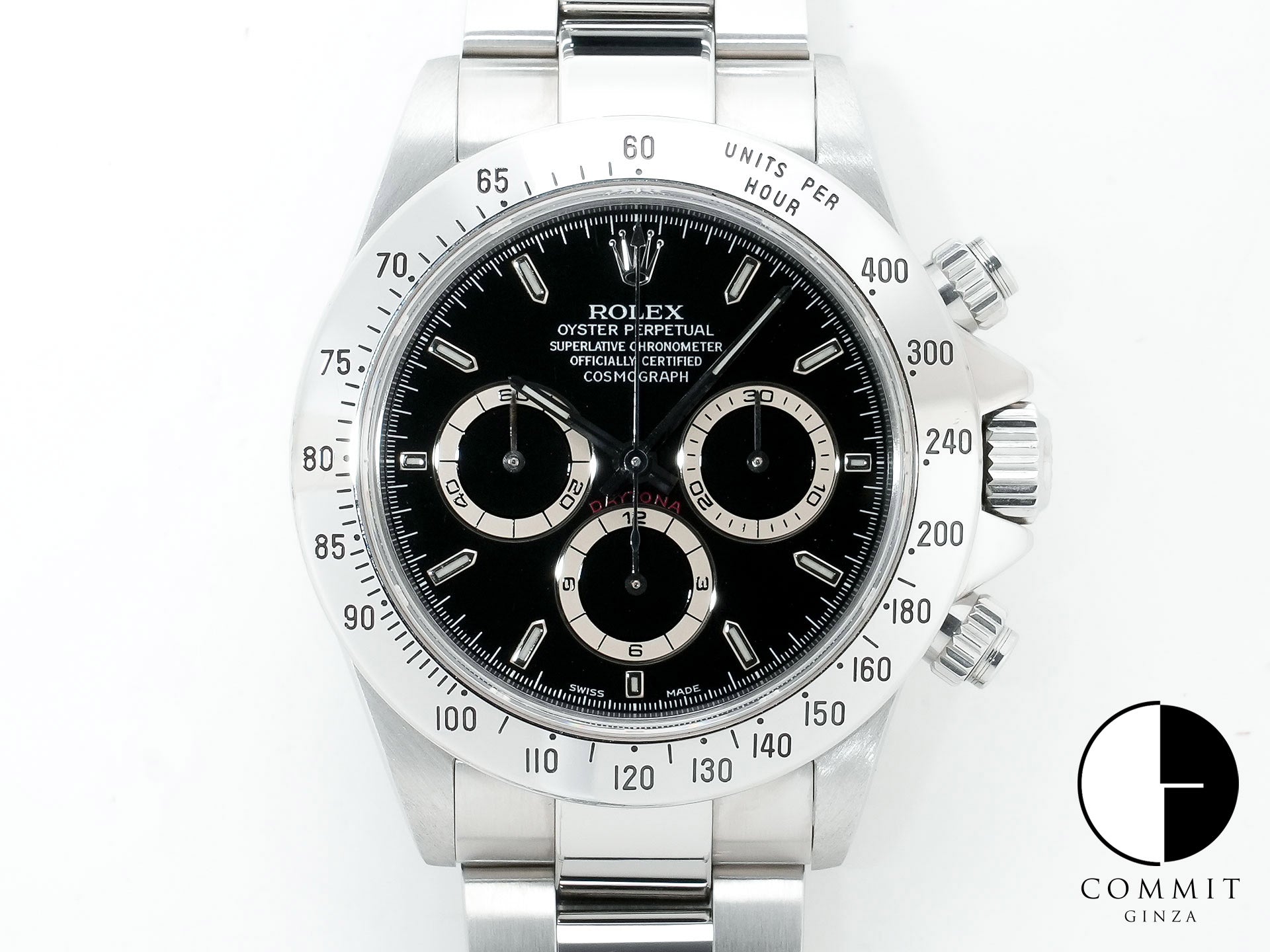 ロレックス デイトナ エルプリメロ Ref.16520 ステンレススチール ブラック文字盤 中古 43id9p5x 商品画像1