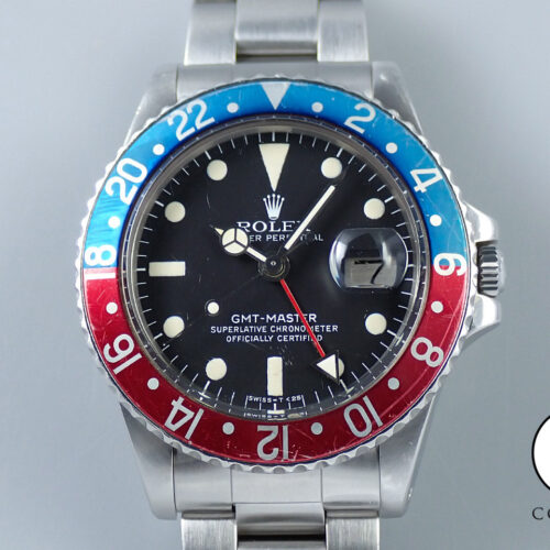 ロレックス GMTマスター Ref.1675 ステンレススチール ブラック文字盤 オイスターブレスレット 商品画像1