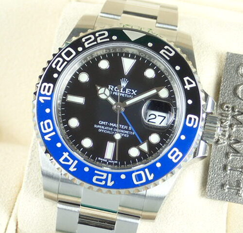 ロレックス GMTマスターII Ref.116710BLNR ブラック文字盤 未使用 gmt-master-29 オイスターブレスレット 商品画像1