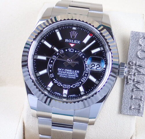 ロレックス スカイドゥエラー Ref.326934 ブラック文字盤 未使用 sky-dweller オイスターブレスレット 商品画像1