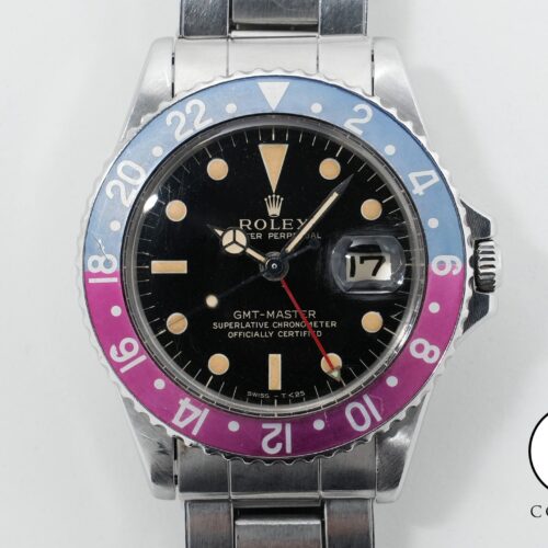 ロレックス GMTマスター Ref.1675 ステンレススチール ブラック文字盤 オイスターブレスレット 中古 inr48cp2 商品画像1