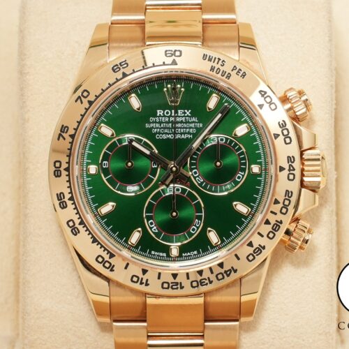 ロレックス デイトナ Ref.116508 イエローゴールド グリーン文字盤 中古 b2nnuh3w 商品画像1