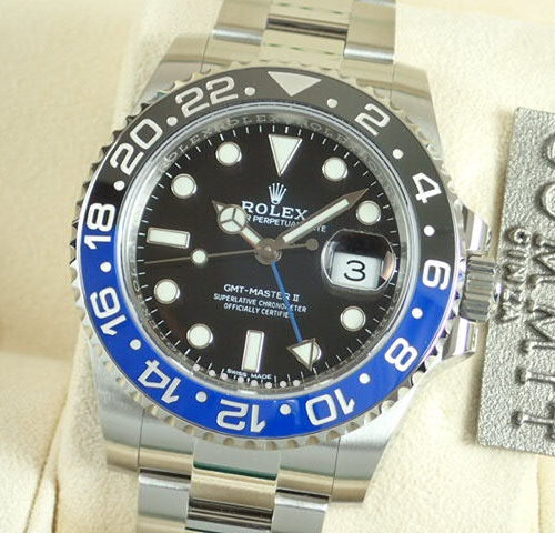 ロレックス GMTマスターII Ref.116710BLNR ブラック文字盤 未使用 gmt-master-39 オイスターブレスレット 商品画像1