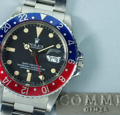 ロレックス GMTマスター Ref.16750 ブラック文字盤 中古 gmt-master-53 オイスターブレスレット 商品画像1