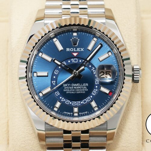 ロレックス スカイドゥエラー Ref.336934 ステンレススチール/ホワイトゴールド ブルー文字盤 ジュビリーブレスレット 美中古 f54ceubc 商品画像1