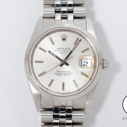 ロレックス オイスターパーペチュアル デイト TIFFANY＆CO. Ref.15200 ステンレススチール シルバー文字盤 商品画像1