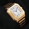 カルティエ サントス ドゥ カルティエ Ref.WGSA0030 イエローゴールド シルバー文字盤 中古 auvrumvf 商品画像5