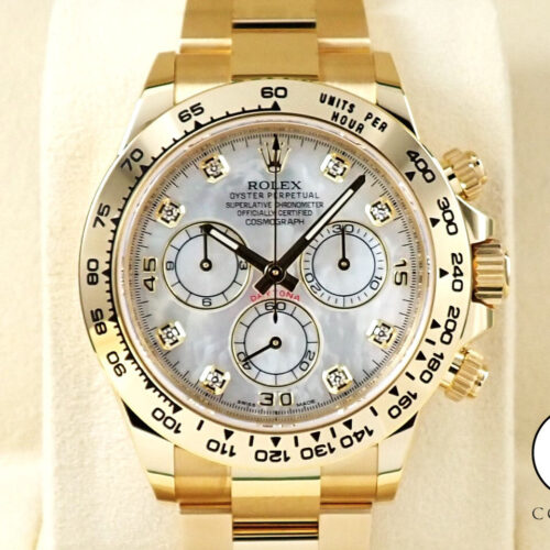 ロレックス デイトナ Ref.116508NG イエローゴールド ホワイトシェルx8Pダイヤ文字盤 商品画像1