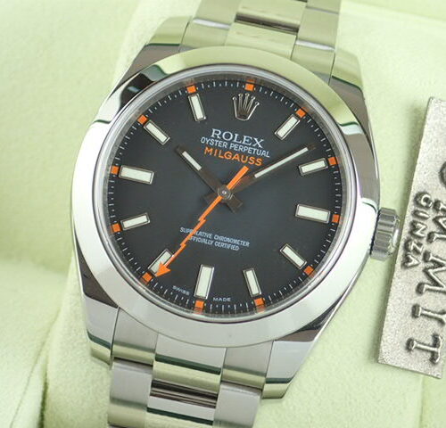 ロレックス ミルガウス Ref.116400 ブラック文字盤 中古 milgauss-10 商品画像1