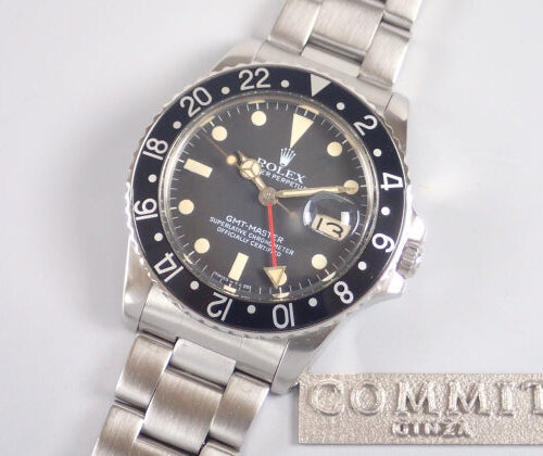 ロレックス GMTマスター Ref.16750 ブラック文字盤 中古 gmt-master-5 オイスターブレスレット 商品画像1