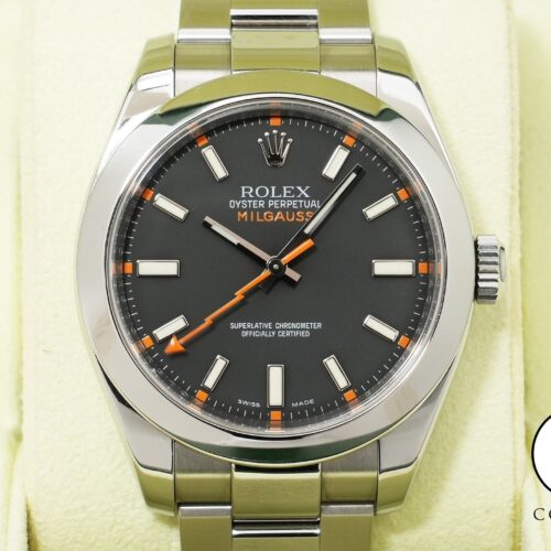 ロレックス ミルガウス Ref.116400 ステンレススチール ブラック文字盤 中古 e6wsdpmy 商品画像1