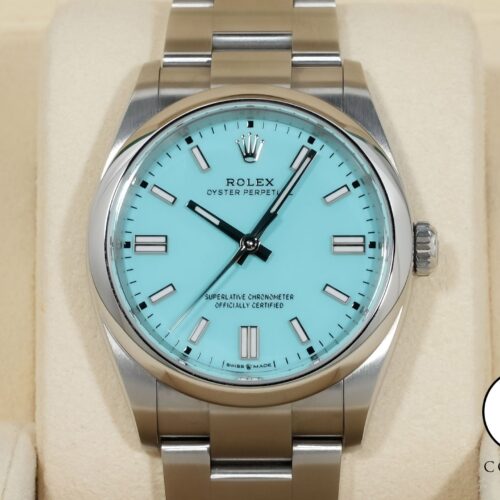 ロレックス オイスターパーペチュアル36 Ref.126000 ステンレススチール ターコイズ文字盤 商品画像1