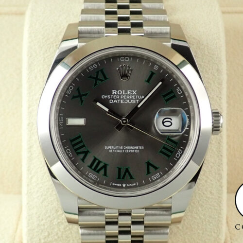 ロレックス デイトジャスト41 Ref.126300 ステンレススチール スレートローマン文字盤 ジュビリーブレスレット 極美品 173763KL 商品画像1