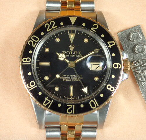ロレックス GMTマスター Ref.16753 ブラック文字盤 中古 gmt-master-45 ジュビリーブレスレット 商品画像1