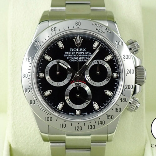 ロレックス デイトナ Ref.116520 ステンレススチール ブラック文字盤 商品画像1