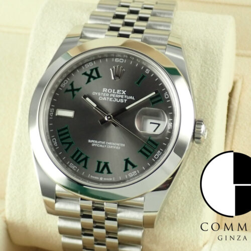 ロレックス デイトジャスト 41 Ref.126300 スレートローマン文字盤 未使用 datejust-215 ジュビリーブレスレット 商品画像1