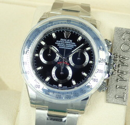 ロレックス デイトナ Ref.116520 ブラック文字盤 未使用 daytona-175 商品画像1