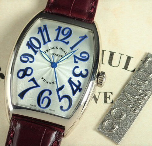 フランクミュラー トノウ Ref.6850SCSUN シルバーギョウシェ文字盤 中古 tonneau-curvex-4 商品画像1