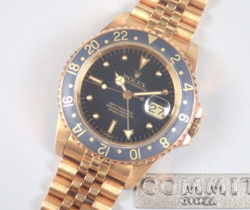 ロレックス GMTマスター Ref.16758 ブラック文字盤 中古 gmt-master-3 ジュビリーブレスレット 商品画像1