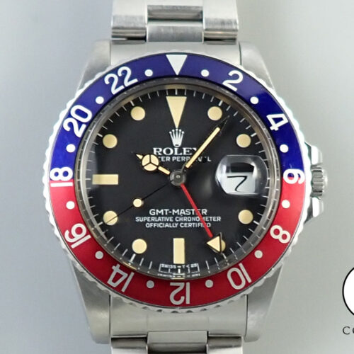 ロレックス GMTマスター Ref.16750 ステンレススチール ブラック文字盤 中古 S06M692Y 商品画像1