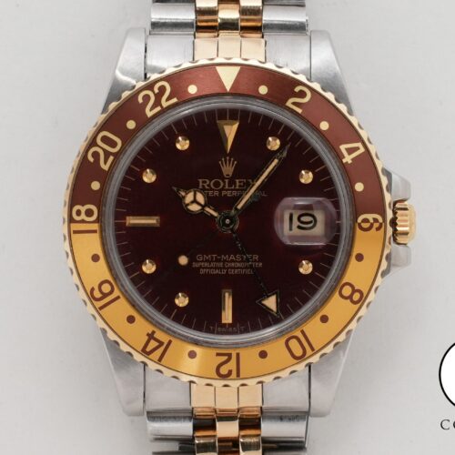 ロレックス GMTマスター Ref.16753 ステンレススチール/イエローゴールド ブラウン文字盤 ジュビリーブレスレット 商品画像1