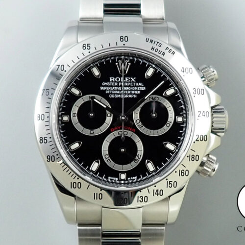 ロレックス デイトナ Ref.116520 ステンレススチール ブラック文字盤 商品画像1