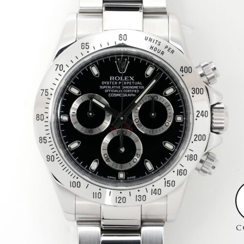 ロレックス デイトナ Ref.116520 ステンレススチール ブラック文字盤 中古 wjp2o8wy 商品画像1