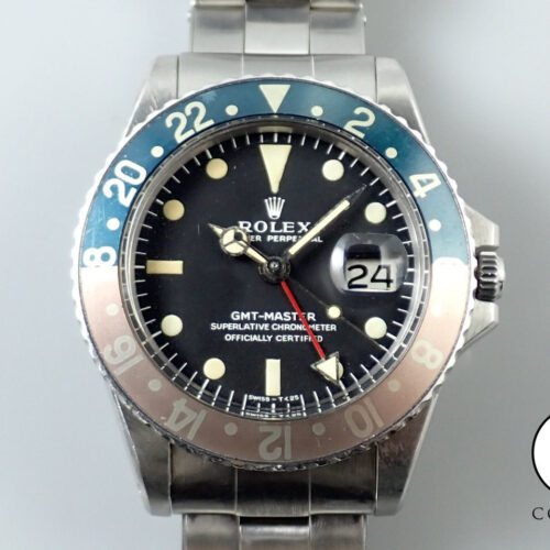 ロレックス GMTマスター Ref.1675 ステンレススチール ブラック文字盤 オイスターブレスレット 商品画像1