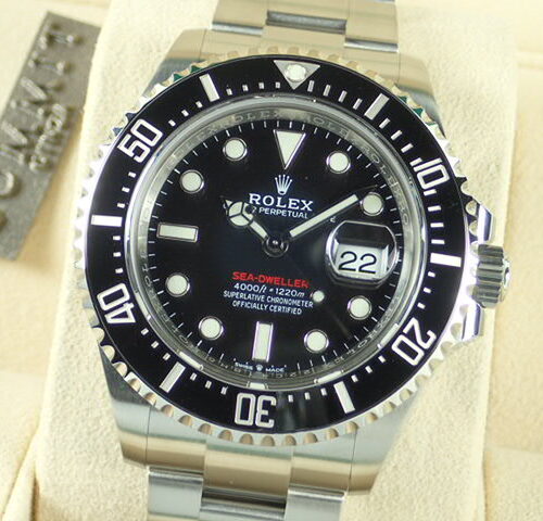 ロレックス シードゥエラー Ref.126600 ブラック文字盤 未使用 sea-dweller-37 商品画像1