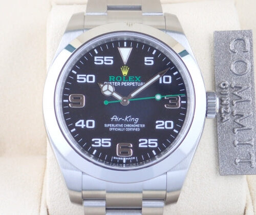 ロレックス エアキング Ref.116900 ブラック文字盤 中古 airking-5 商品画像1