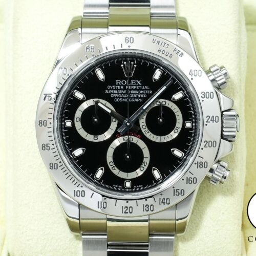 ロレックス デイトナ Ref.116520 ステンレススチール ブラック文字盤 美品 baq75rb2 商品画像1